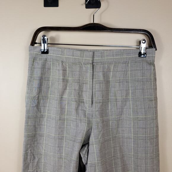 Vintage Talbots Grey Multi Plaid High Rise Trouser Size 4 - Picture 2 of 10